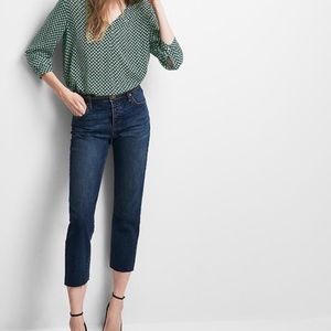 GAP Vintage High Rise Crop Jean